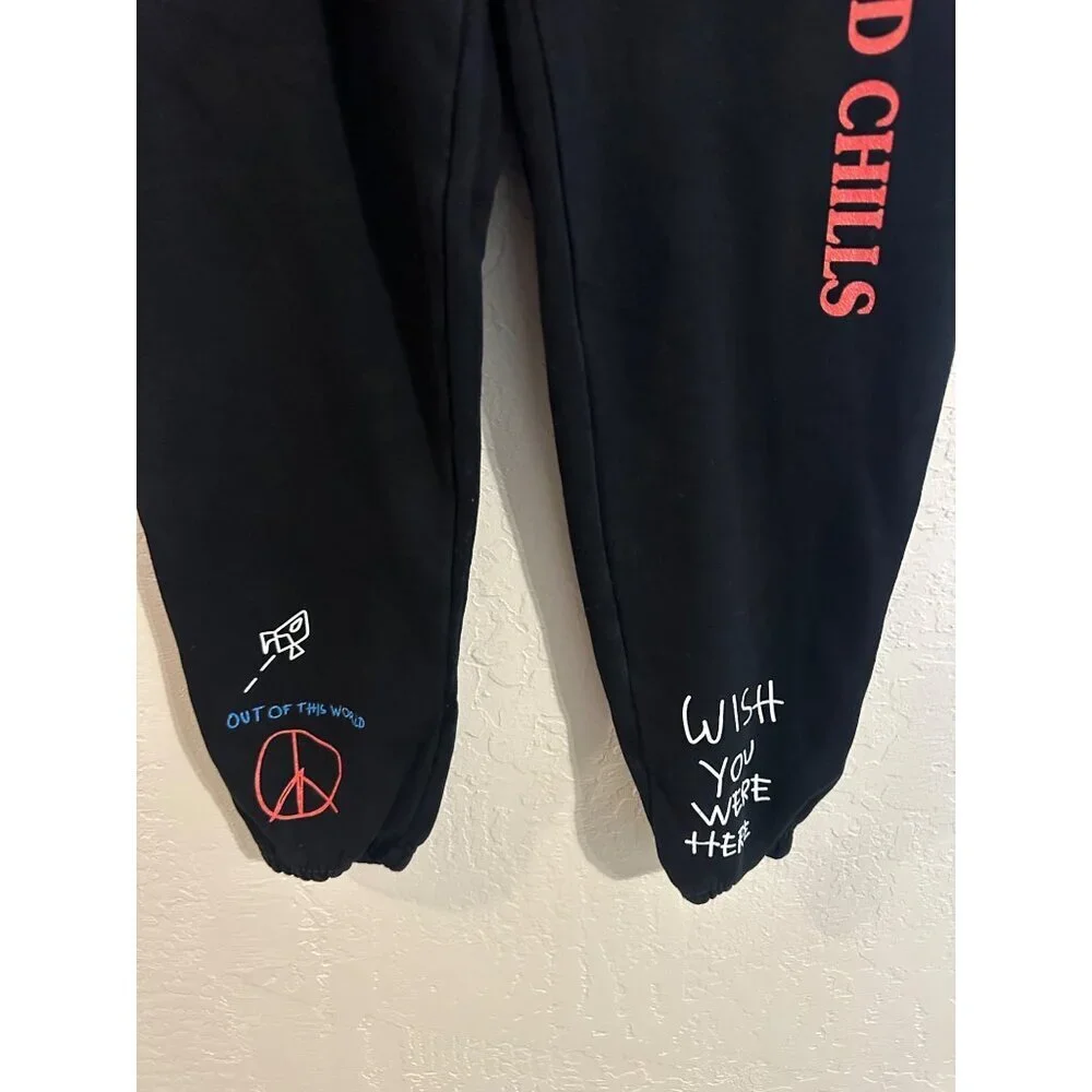 Official Travis Scott Astroworld Champion Thrills & Chills Concert Sweatpants